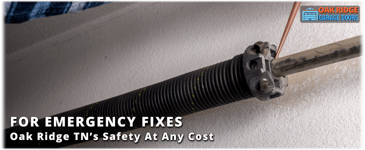 Broken Garage Door Spring Oak Ridge TN
